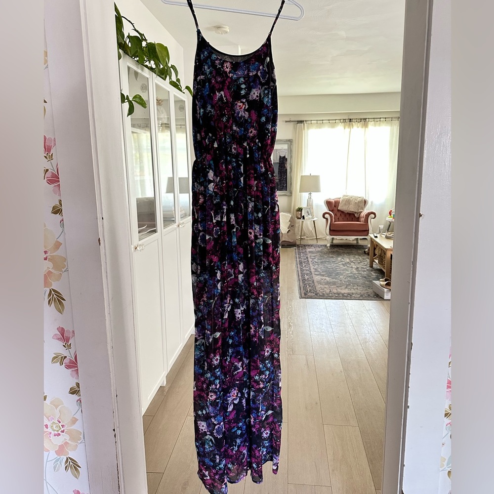 Floral Chiffon Maxi dress
